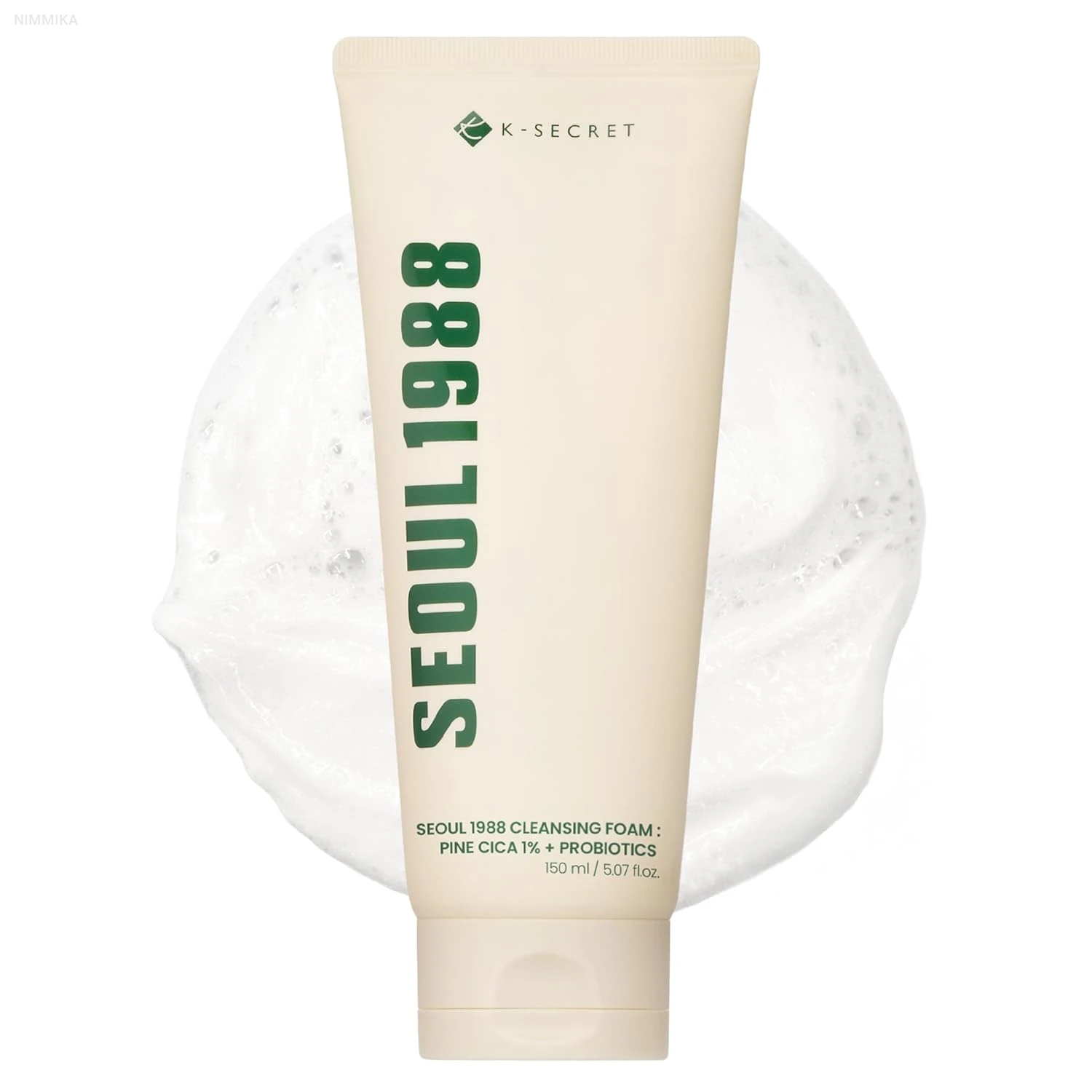 KSecret Seoul 1988 Cleansing Foam : Pine Cica 1% + Probiotics (150ml)