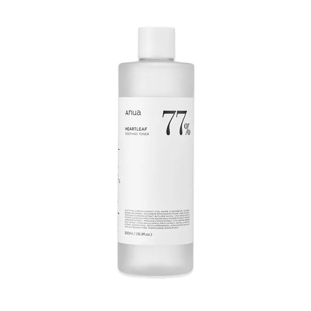 ANUA Heartleaf 77% Soothing Toner JUMBO 500ml